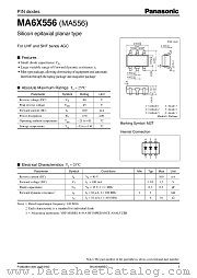 MA556 datasheet pdf Panasonic