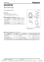 MA2SP06 datasheet pdf Panasonic