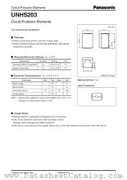UNHS203 datasheet pdf Panasonic