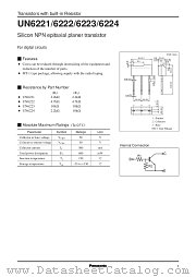 UN6222 datasheet pdf Panasonic