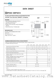 GBP306 datasheet pdf Panjit International Inc