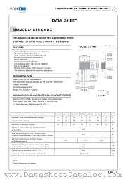 SB880DC datasheet pdf Panjit International Inc