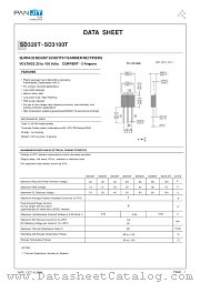 SD350T datasheet pdf Panjit International Inc