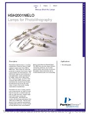 HSH2001NIELO datasheet pdf PerkinElmer Optoelectronics