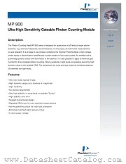 MP942 datasheet pdf PerkinElmer Optoelectronics