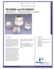 PE1000D-13F datasheet pdf PerkinElmer Optoelectronics