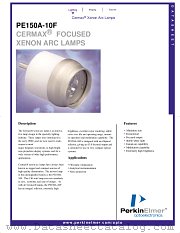 PE150A-10F datasheet pdf PerkinElmer Optoelectronics