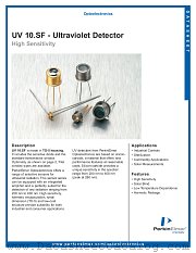 UV10SF datasheet pdf PerkinElmer Optoelectronics