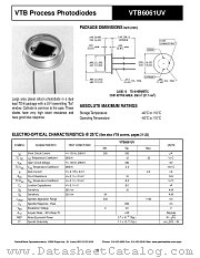 VTB6061UV datasheet pdf PerkinElmer Optoelectronics