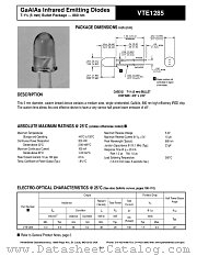 VTE1285 datasheet pdf PerkinElmer Optoelectronics