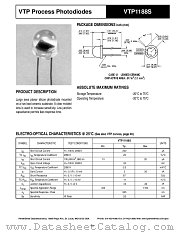 VTP1188S datasheet pdf PerkinElmer Optoelectronics