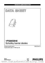 1PS88SB48 datasheet pdf Philips