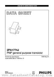 2PA1774JS datasheet pdf Philips