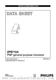 2PB710AS datasheet pdf Philips