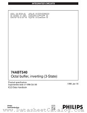 74ABT540N datasheet pdf Philips