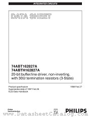74ABTH162827ADL datasheet pdf Philips