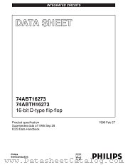 74ABTH16273 datasheet pdf Philips