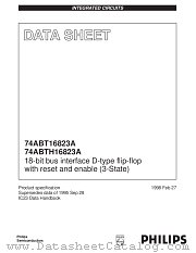 74ABT16823A datasheet pdf Philips