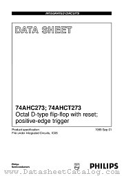 74AHC273PW datasheet pdf Philips