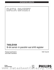 74ALS164D datasheet pdf Philips
