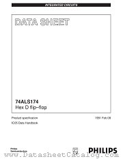 74ALS174N datasheet pdf Philips