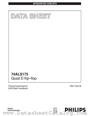 74ALS175N datasheet pdf Philips