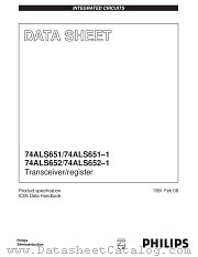74ALS652-1D datasheet pdf Philips