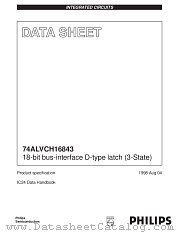 74ALVCH16843DGG datasheet pdf Philips