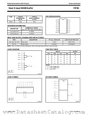 N74F40D datasheet pdf Philips