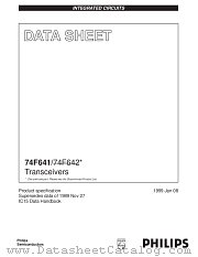 N74F641D datasheet pdf Philips