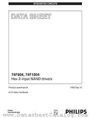 74F804 datasheet pdf Philips