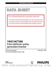 74HCT280 datasheet pdf Philips