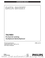 74LV4051D datasheet pdf Philips
