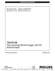 74LVC14APW datasheet pdf Philips