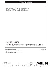 74LVC16240ADGG datasheet pdf Philips