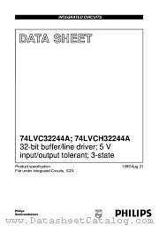 74LVC32244 datasheet pdf Philips