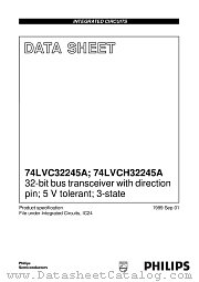 74LVCH32245A datasheet pdf Philips