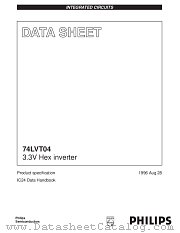 74LVT04D datasheet pdf Philips