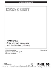74ABT543A datasheet pdf Philips
