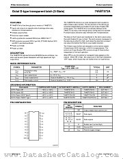 74ABT573A datasheet pdf Philips