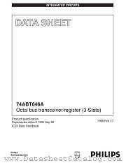 74ABT646A datasheet pdf Philips