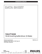 74ALVT16240 datasheet pdf Philips
