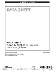 74ALVT16543 datasheet pdf Philips