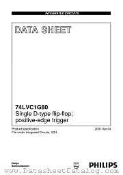 74LVC1G80 datasheet pdf Philips