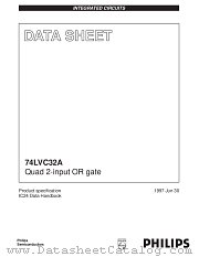 74LVC32A datasheet pdf Philips