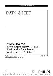74LVCH32374A datasheet pdf Philips