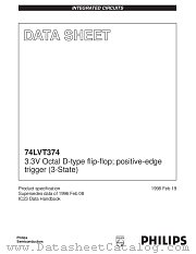 74LVT374 datasheet pdf Philips
