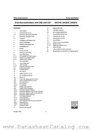 84C84X datasheet pdf Philips