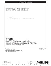 87C552 datasheet pdf Philips