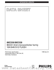 89C536 datasheet pdf Philips
